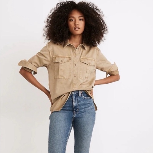 Madewell military popover shirt - Picture 1 of 3